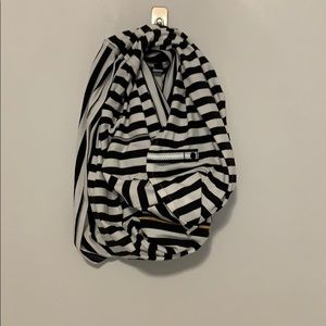 Lululemon Vinyasa Scarf Black and White Stripes